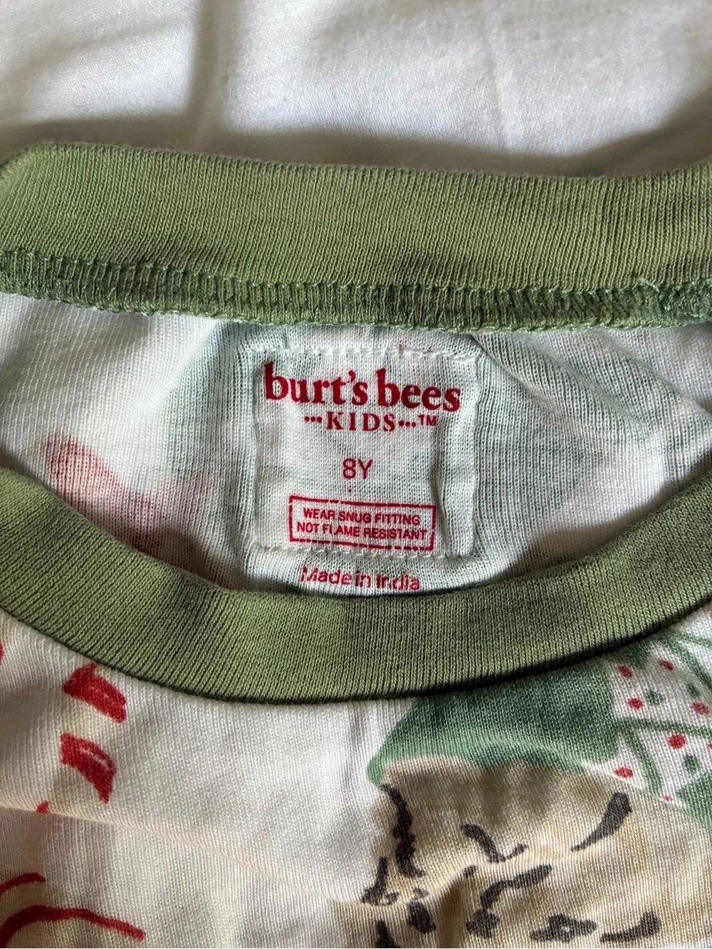 Burt's Bees Kids Long-Sleeve Holiday Print Pajama Set
